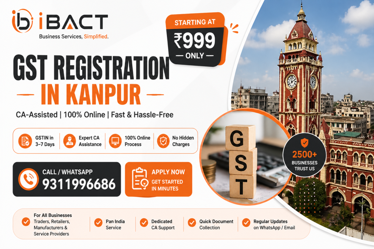 GST registration process in Kanpur